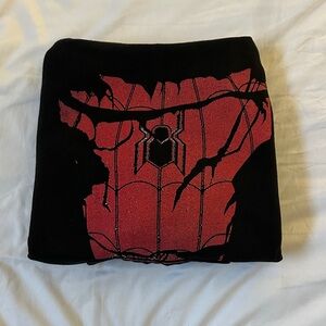 Marvel Black Hoodie with Red Graphic